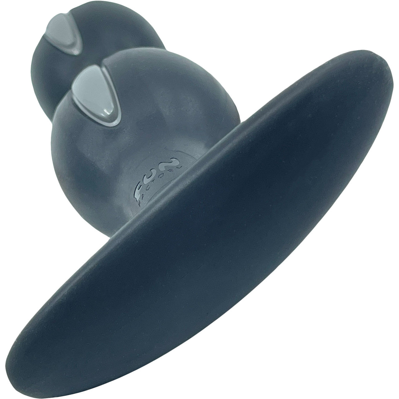 Fun Factory B Ball Duo Silicone Weighted Butt Plug - Black & Grey