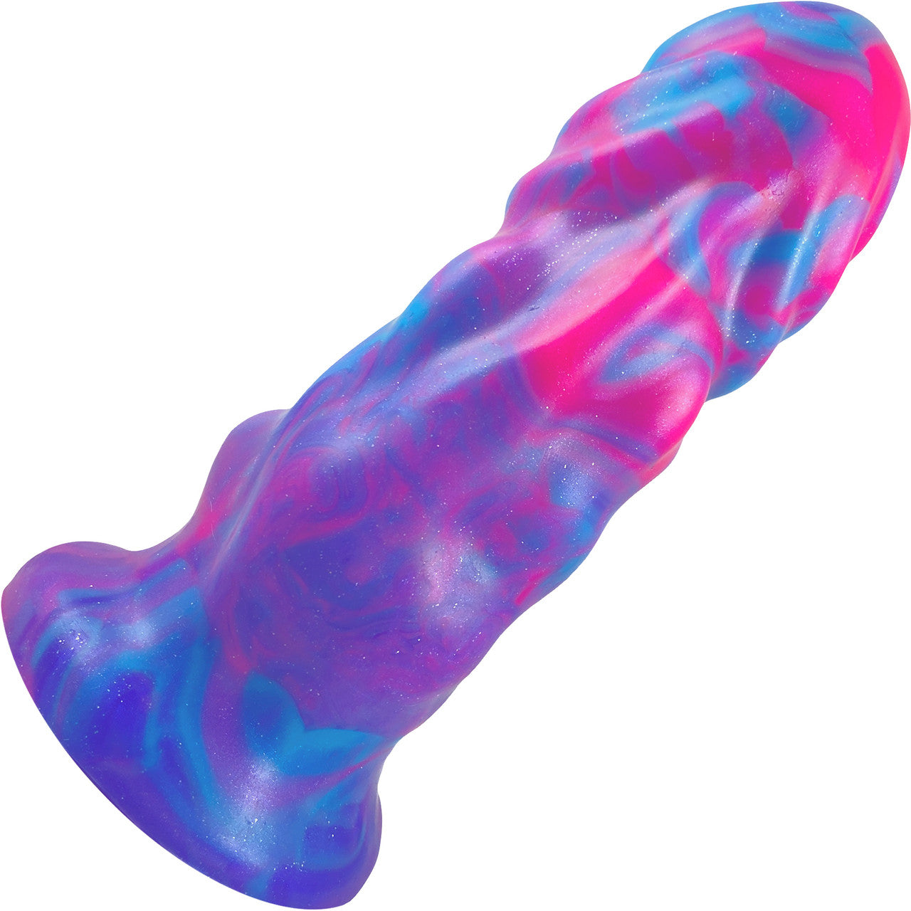 Pris Toys Basilisk 6" Single Density Silicone Dildo - Cosmic