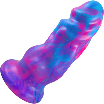 Pris Toys Basilisk 6" Single Density Silicone Dildo - Cosmic
