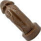 The Basio Short & Thick 5.75" Platinum Silicone Realistic Dildo By Uberrime - Chocolate