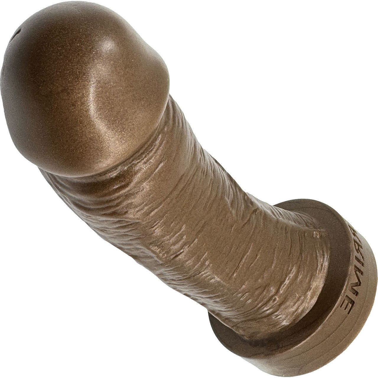 The Basio Short & Thick 5.75" Platinum Silicone Realistic Dildo By Uberrime - Chocolate