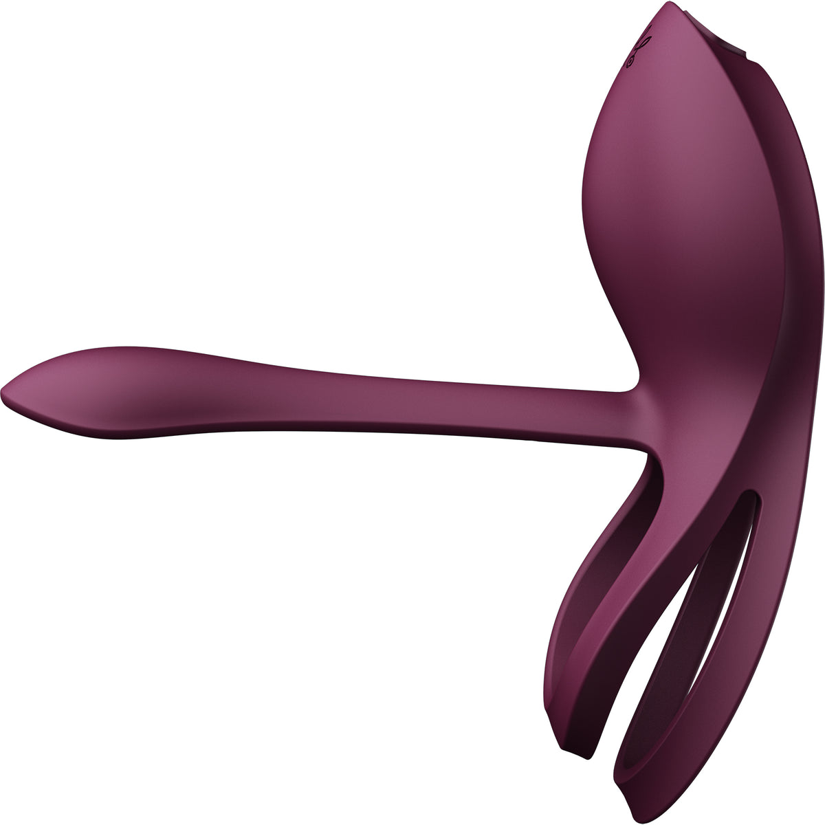 ZALO BAYEK Rechargeable Silicone App Compatible Vibrating Couple's Ring - Velvet Purple