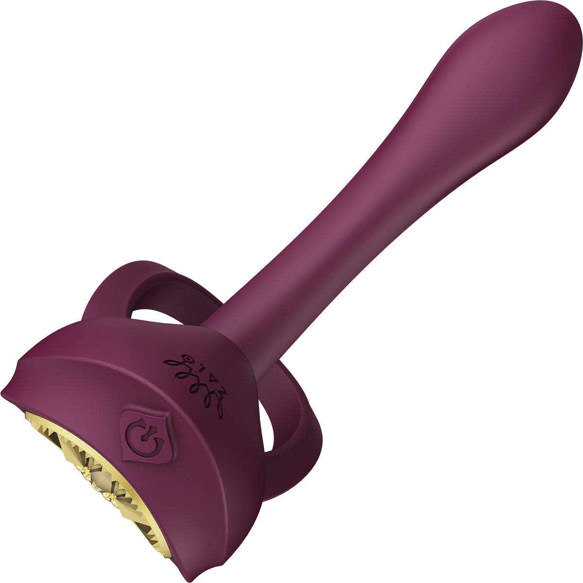 ZALO BAYEK Rechargeable Silicone App Compatible Vibrating Couple's Ring - Velvet Purple