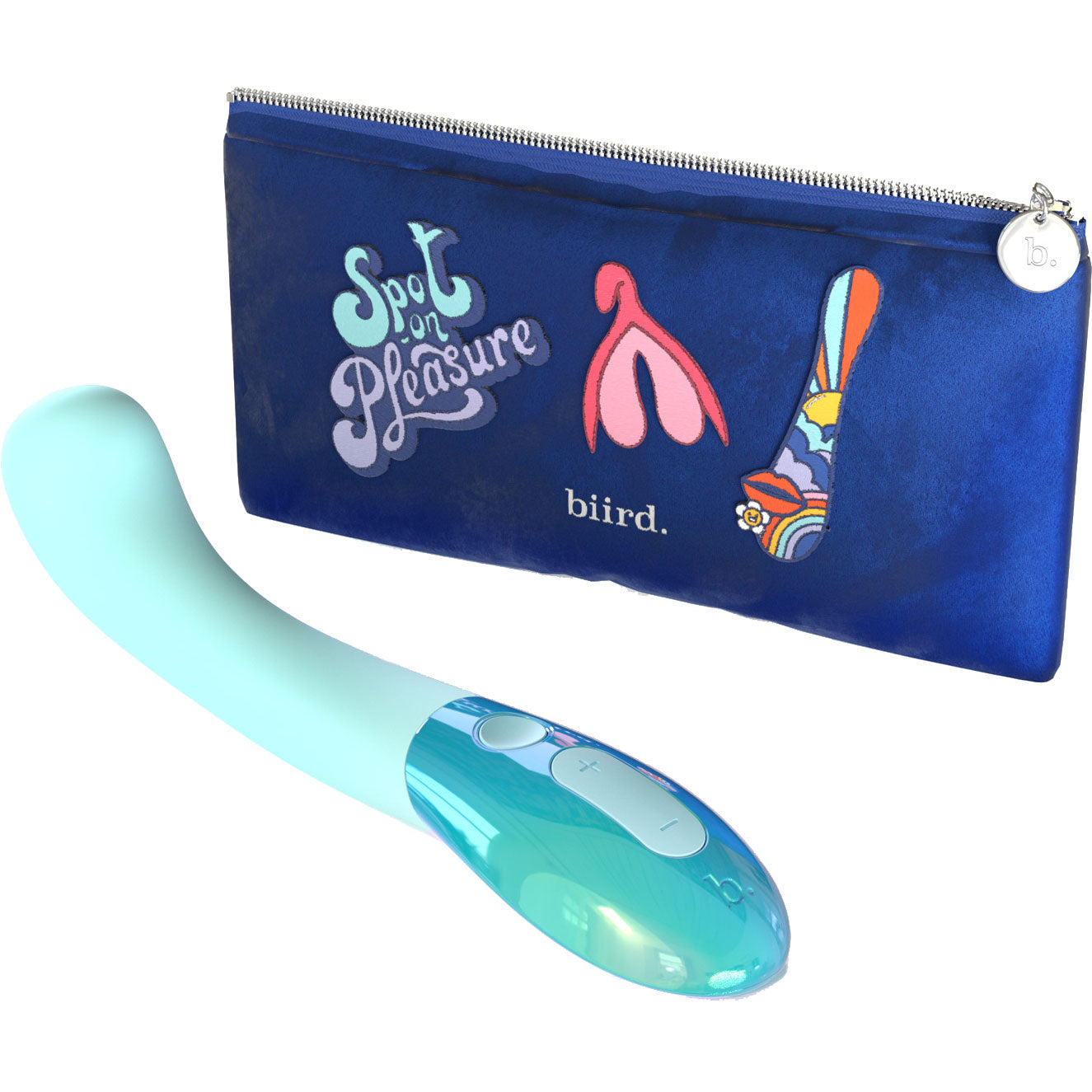 Gii Glow Waterproof Rechargeable Silicone G-Spot Vibrator By Biird - Mint