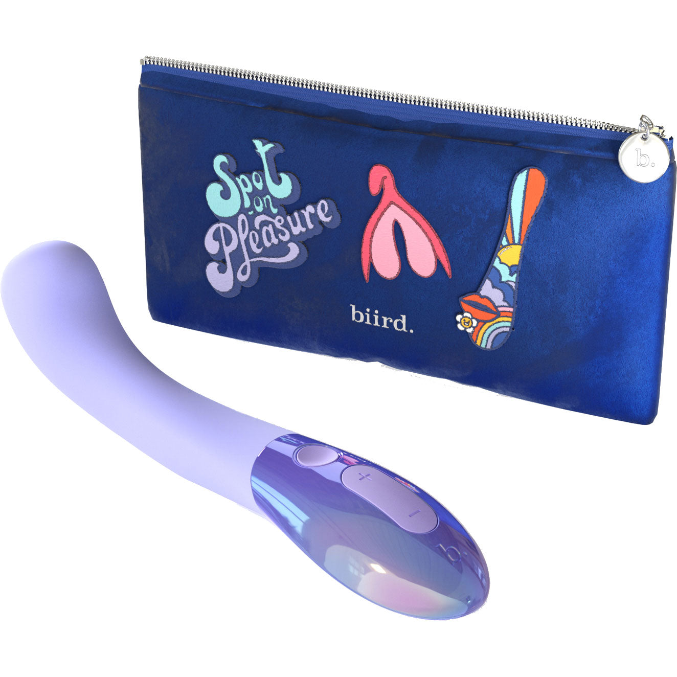 Gii Glow Waterproof Rechargeable Silicone G-Spot Vibrator By Biird - Lilac