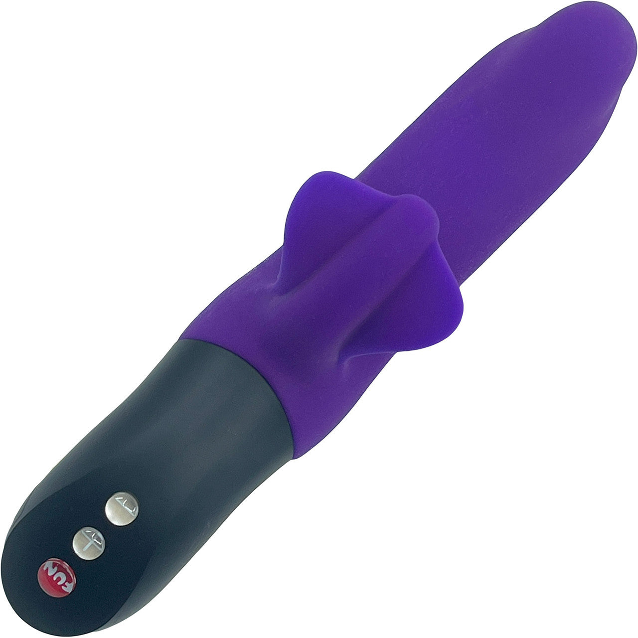 Fun Factory Bi Stronic Fusion Silicone Rechargeable Pulsator With Clitoral Stimulator - Violet