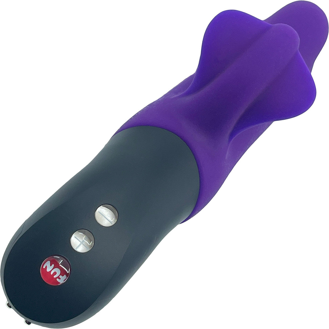 Fun Factory Bi Stronic Fusion Silicone Rechargeable Pulsator With Clitoral Stimulator - Violet