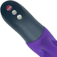 Fun Factory Bi Stronic Fusion Silicone Rechargeable Pulsator With Clitoral Stimulator - Violet