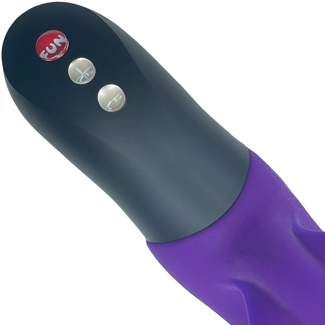 Fun Factory Bi Stronic Fusion Silicone Rechargeable Pulsator With Clitoral Stimulator - Violet