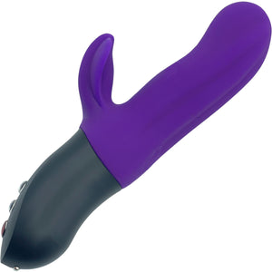 Fun Factory Bi Stronic Fusion Silicone Rechargeable Pulsator With Clitoral Stimulator - Violet