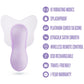 Play With Me Flutter Love Rechargeable Silicone Clitoral Vibrator By Blush