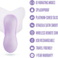 Play With Me Flutter Love Rechargeable Silicone Clitoral Vibrator By Blush - Features