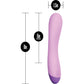 Wellness G Curve 10-Function Rechargeable Silicone G-Spot Vibrator By Blush - Purple