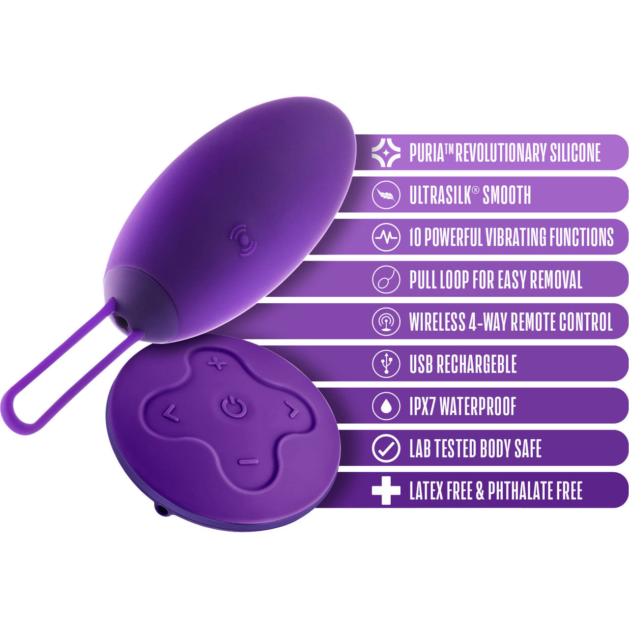 Rechargeable Waterproof Vibrating Egg Rechargeable Waterproof Vibrating Egg