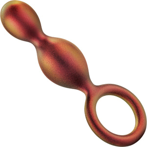 Anal Adventures Matrix Duo Loop Silicone Butt Plug By Blush - Copper