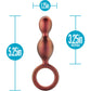 Anal Adventures Matrix Duo Loop Silicone Butt Plug By Blush - Copper