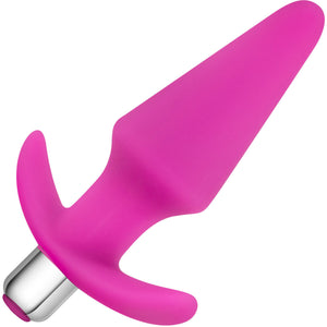 Luxe Discover Silicone Vibrating Butt Plug by Blush Novelties - Pink