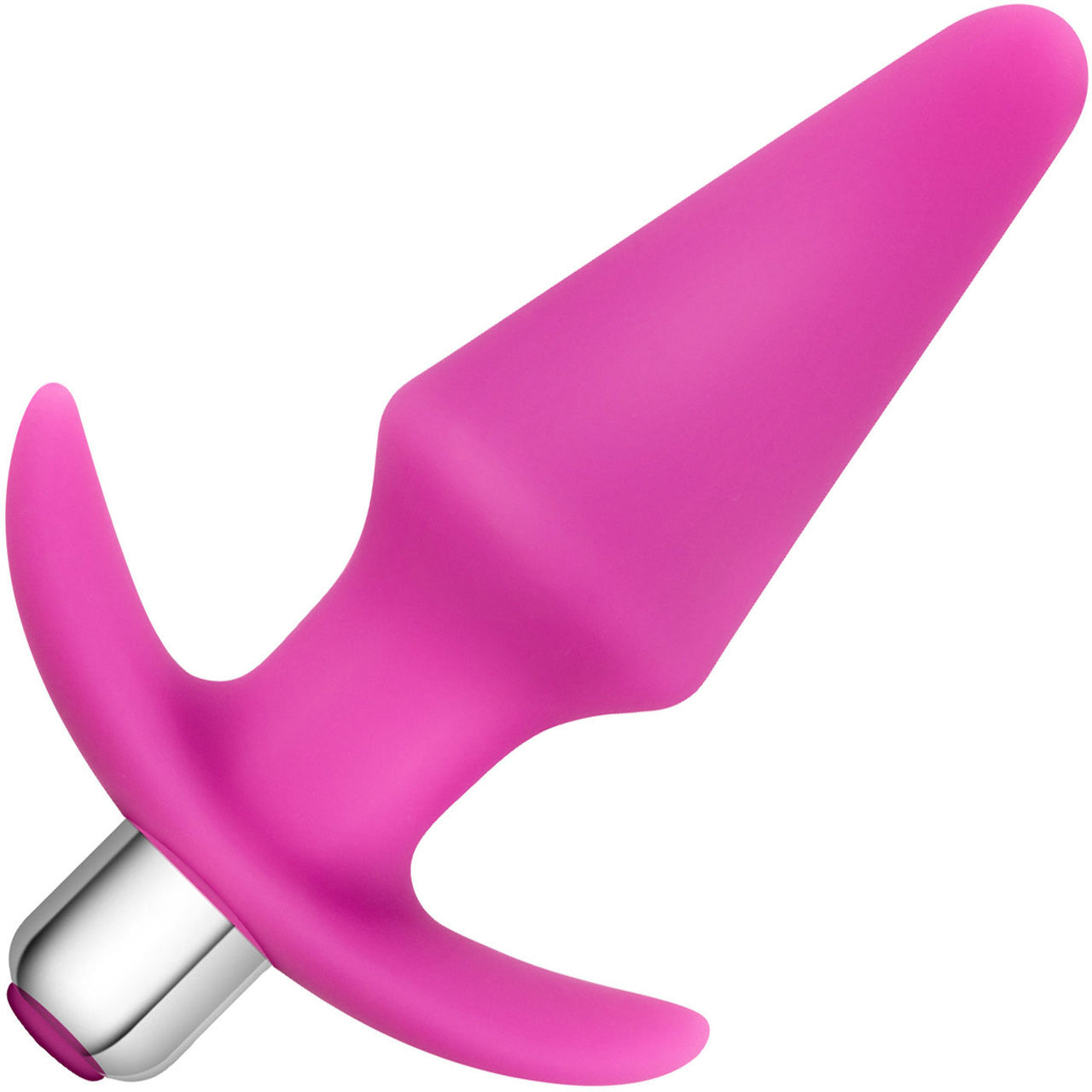 Luxe Discover Silicone Vibrating Butt Plug by Blush Novelties - Pink