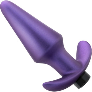 Anal Adventures Matrix Interstellar Silicone Rechargeable Vibrating Butt Plug By Blush - Astro Violet