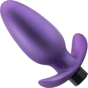 Anal Adventures Matrix Excelsior Silicone Rechargeable Vibrating Butt Plug By Blush - Astro Violet