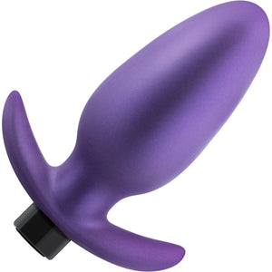 Anal Adventures Matrix Excelsior Silicone Rechargeable Vibrating Butt Plug By Blush - Astro Violet