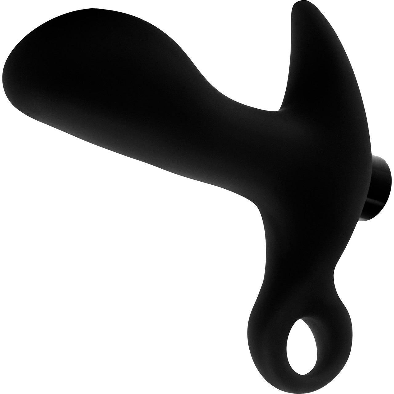 Anal Adventures Platinum Silicone Rechargeable Vibrating Prostate Massager 1 By Blush - Black