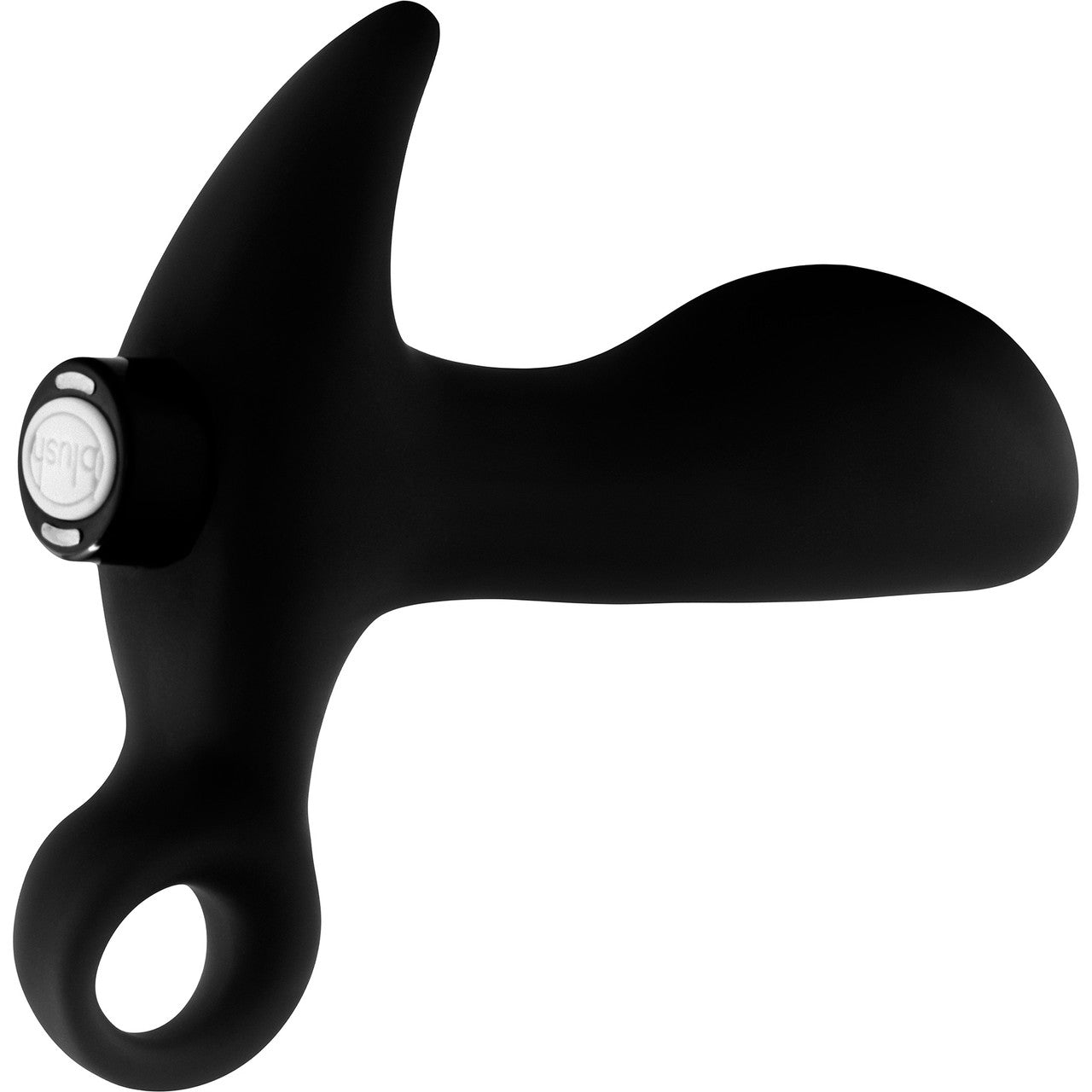 Anal Adventures Platinum Silicone Rechargeable Vibrating Prostate Massager 1 By Blush - Black