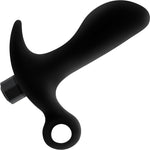 Anal Adventures Platinum Silicone Rechargeable Vibrating Prostate Massager 1 By Blush - Black