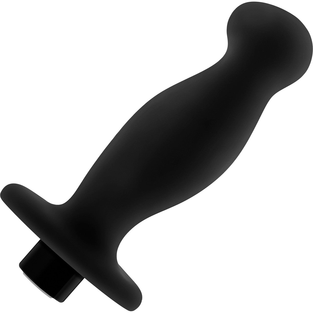 Anal Adventures Platinum Silicone Rechargeable Vibrating Prostate Massager 2 By Blush - Black