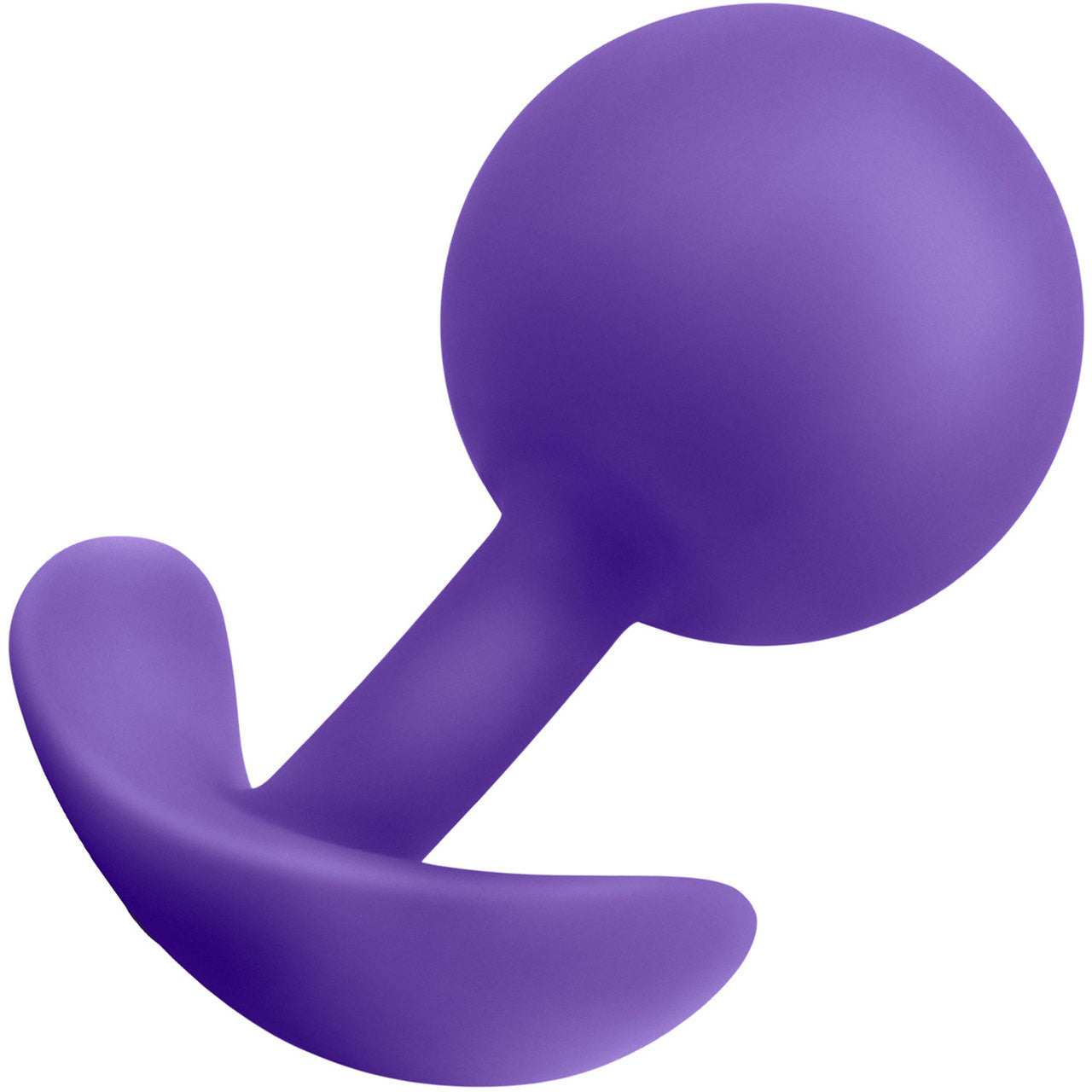 Luxe Wearable Silicone Vibra Butt Plug by Blush - Purple