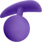 Luxe Wearable Silicone Vibra Butt Plug by Blush - Purple