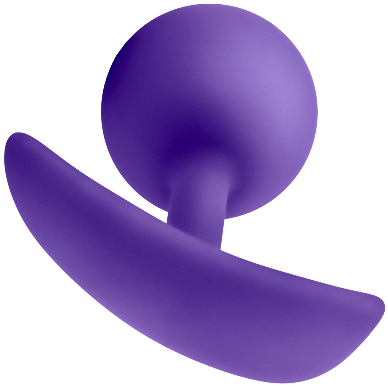 Luxe Wearable Silicone Vibra Butt Plug by Blush - Purple