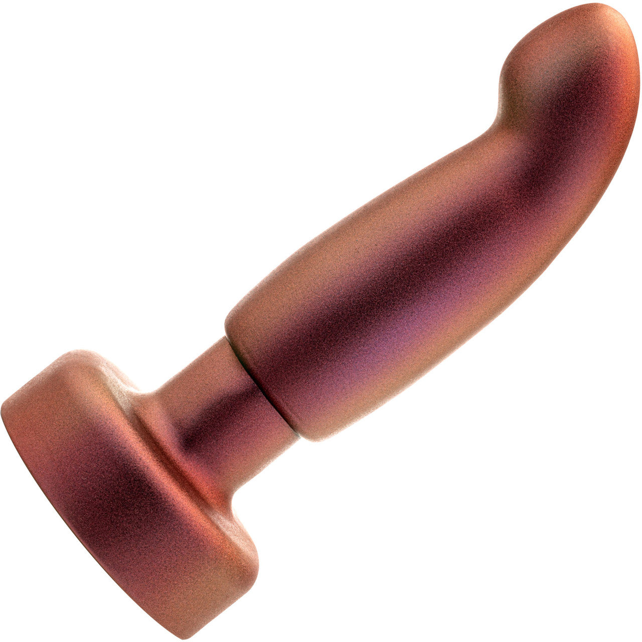 Anal Adventures Matrix Bionic Silicone Vibrating, Gyrating, Rotating Remote Butt Plug By Blush - Cosmic Copper