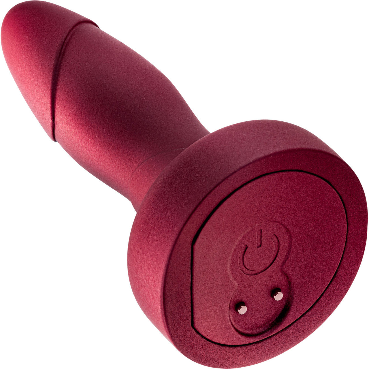 Anal Adventures Matrix Atomic Silicone Vibrating, Gyrating, Rotating Remote Butt Plug By Blush - Martian Wine