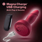 Anal Adventures Matrix Atomic Silicone Vibrating, Gyrating, Rotating Remote Butt Plug By Blush - Martian Wine