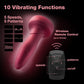 Anal Adventures Matrix Atomic Silicone Vibrating, Gyrating, Rotating Remote Butt Plug By Blush - Martian Wine