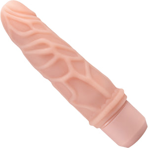 Dr. Skin Silicone Dr. Robert Waterproof Vibrating 7" Dildo By Blush - Vanilla