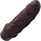 Dr. Skin Silicone Dr. Robert Waterproof Vibrating 7" Dildo By Blush - Chocolate
