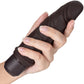 Dr. Skin Silicone Dr. Robert Waterproof Vibrating 7" Dildo By Blush - Chocolate