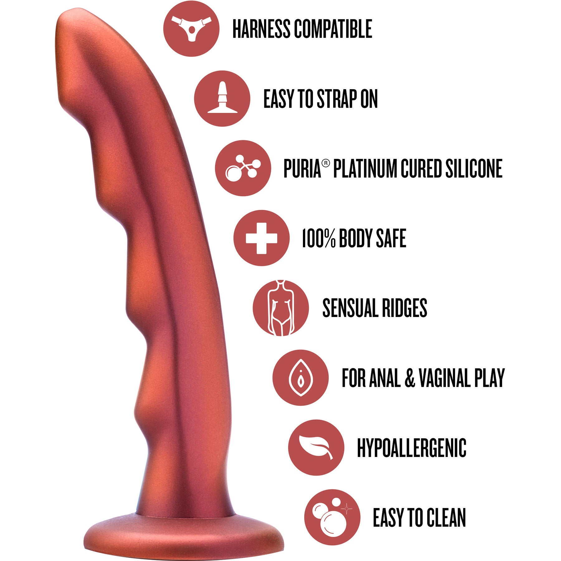 Temptasia Jealousy Peg Silicone Dildo