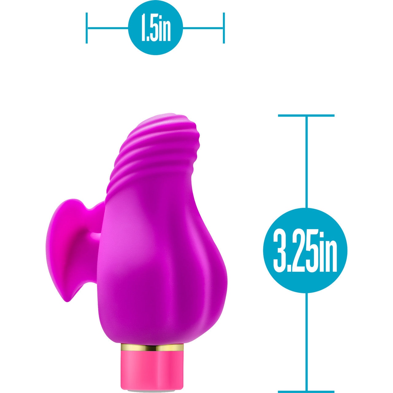 Aria Erotic AF Rechargeable Waterproof Silicone Clitoral Vibrator By Blush - Plum