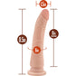 Dr. Skin Dr. Noah 8" Realistic Posable Silicone Dildo With Suction Cup By Blush - Vanilla