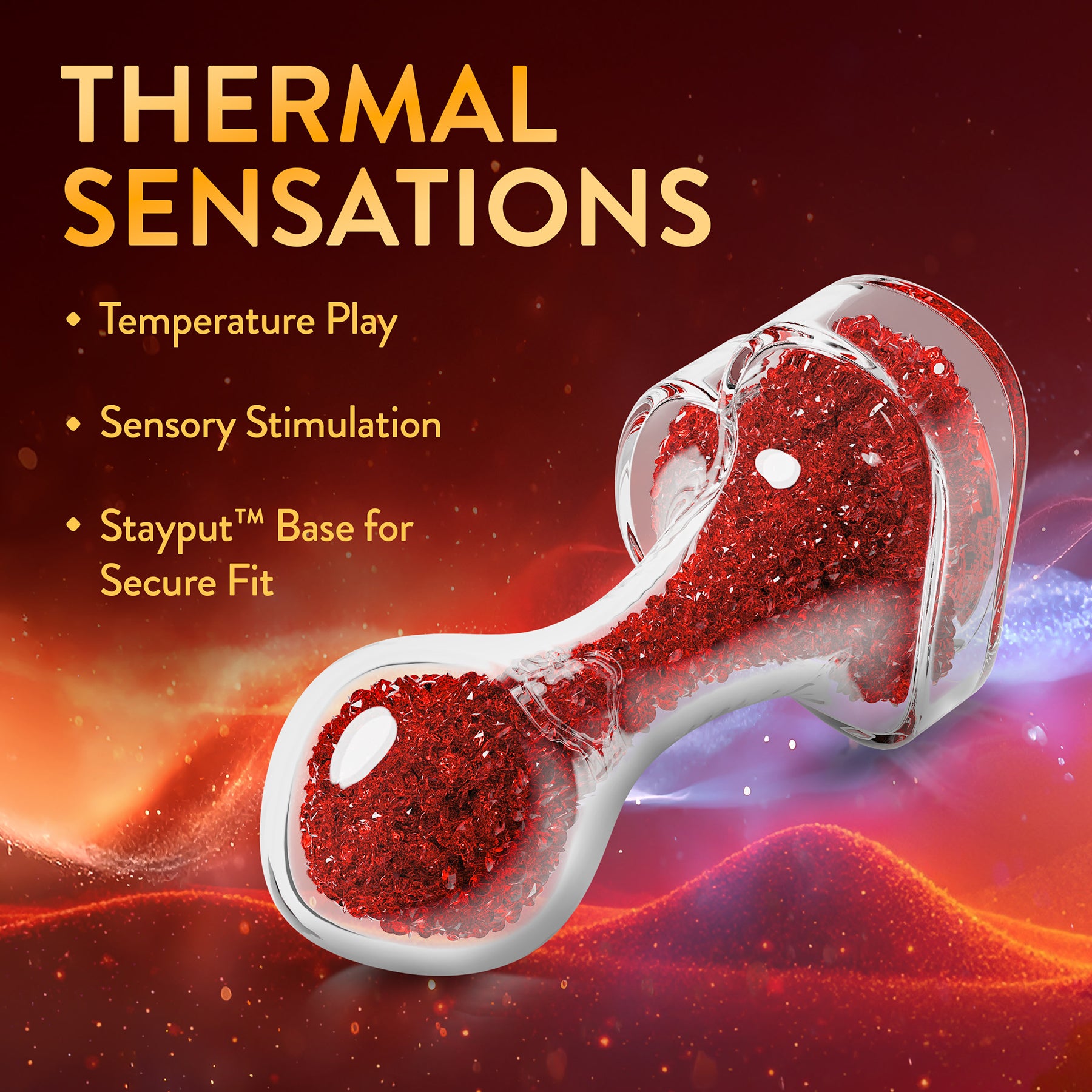 Oh My Gem Lustre Glass Anal Plug By Blush