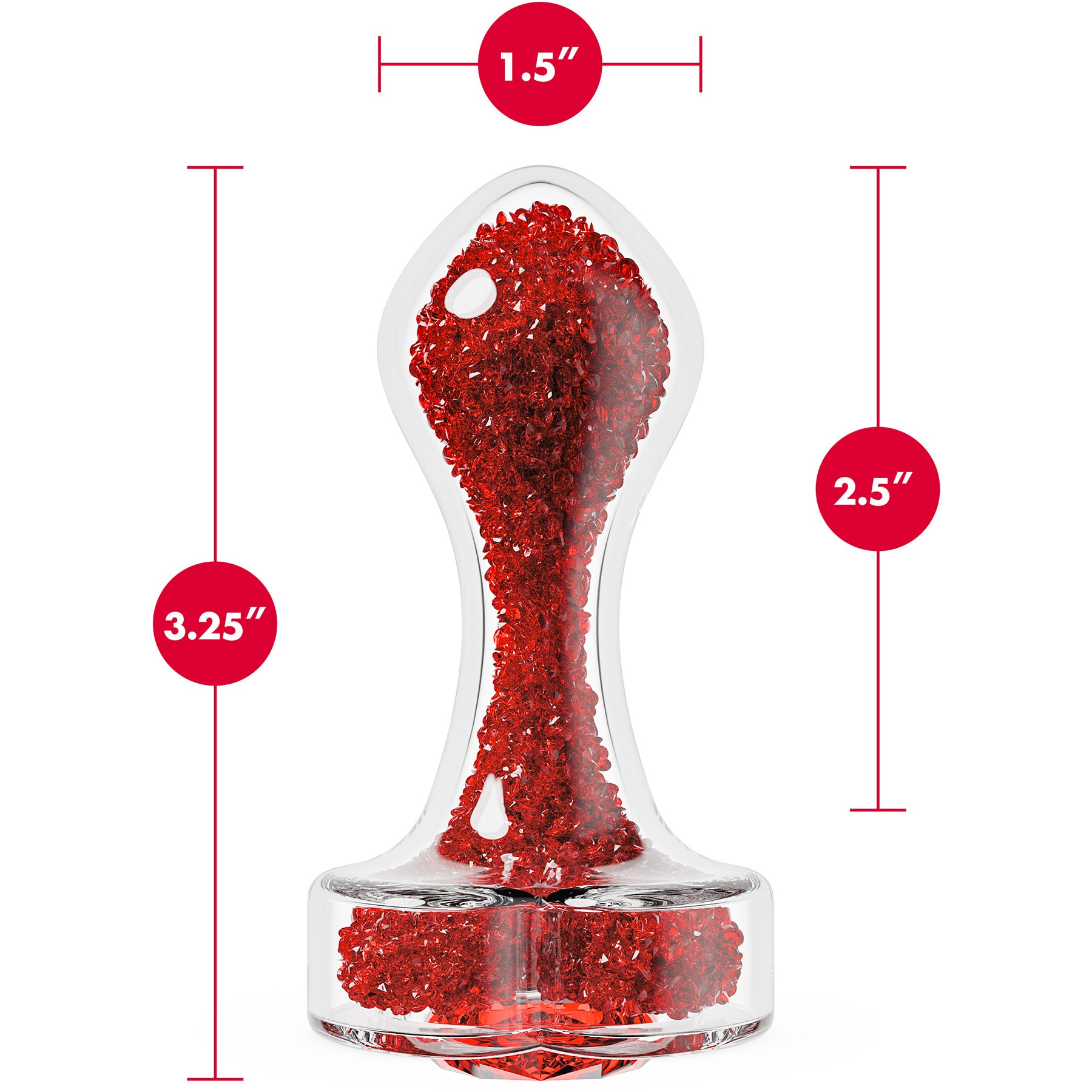 Oh My Gem Lustre Glass Anal Plug By Blush
