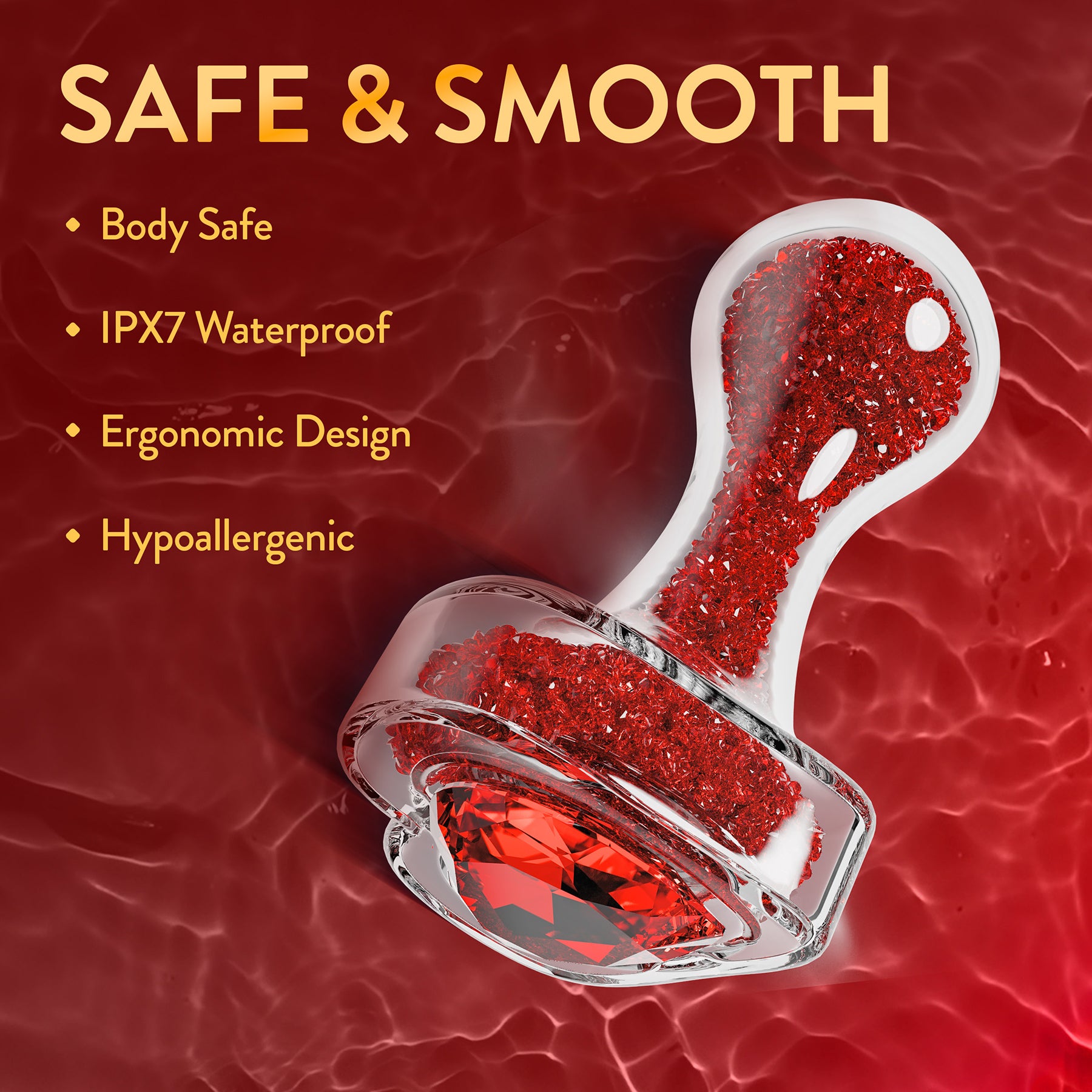 Oh My Gem Lustre Glass Anal Plug By Blush