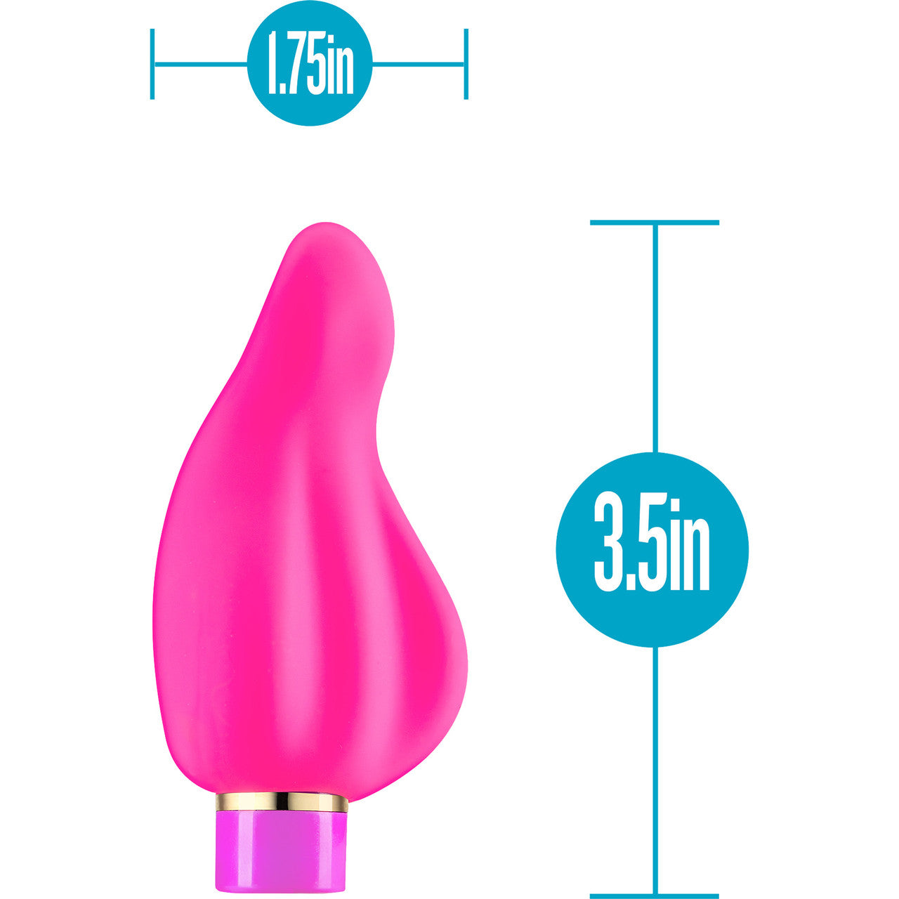 Aria Epic AF Rechargeable Waterproof Silicone Clitoral Vibrator By Blush - Fuchsia