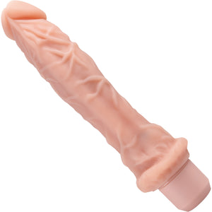 Dr. Skin Silicone Dr. Richard Waterproof Vibrating 9" Dildo By Blush - Vanilla