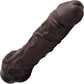 Dr. Skin Silicone Dr. Richard Waterproof Vibrating 9" Dildo By Blush - Chocolate
