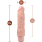 Dr. Skin Silicone Dr. David Waterproof Vibrating 8" Dildo By Blush - Vanilla