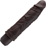 Dr. Skin Silicone Dr. David Waterproof Vibrating 8" Dildo By Blush - Chocolate